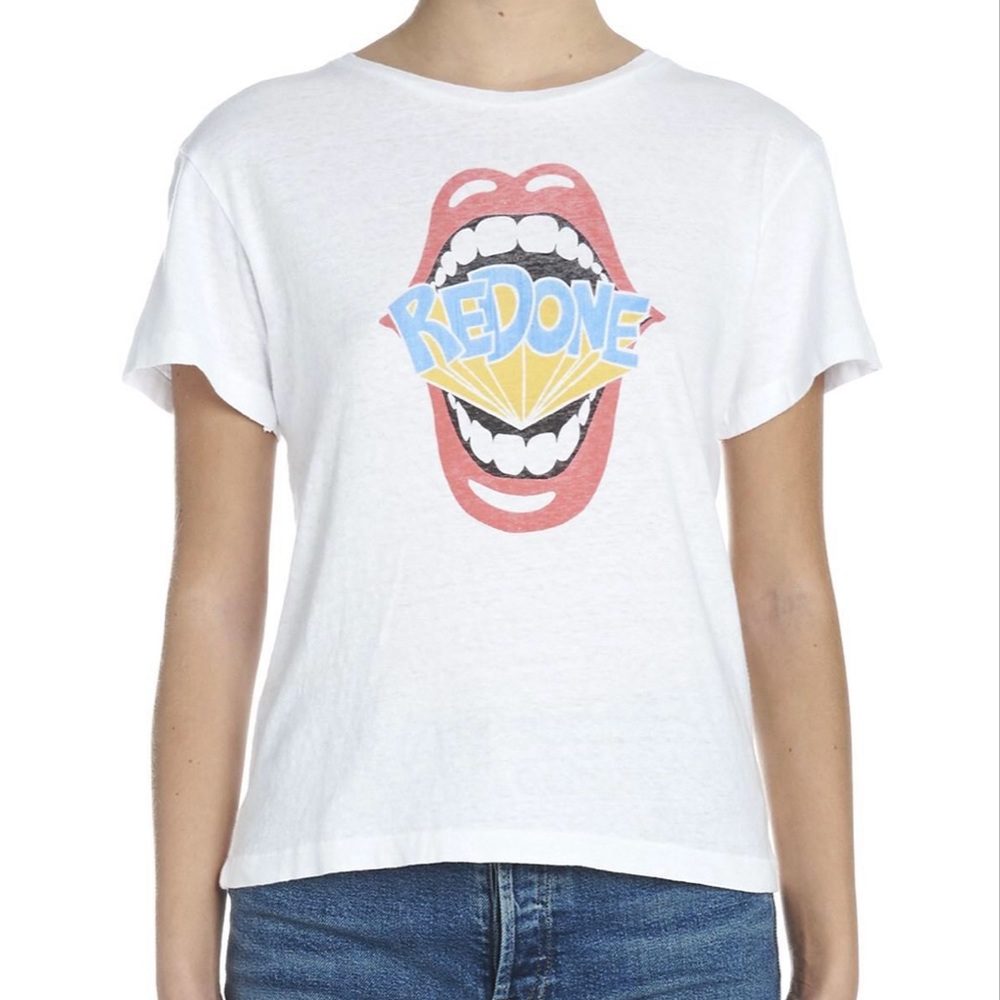 RE/DONE Logo T Shirt